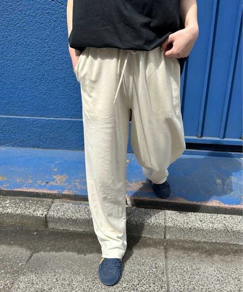 PILIT(ピリット)の「ミニ裏毛スウェットパンツ(スウェットパンツ・レディース・ピンク/アイボリー/ブルー/グレー/オートミール・MEDIUM)」の2枚目の写真