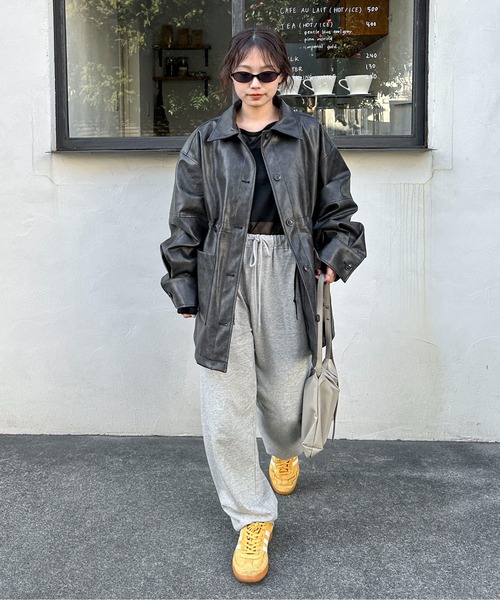 PILIT(ピリット)の「ミニ裏毛スウェットパンツ(スウェットパンツ・レディース・ピンク/アイボリー/ブルー/グレー/オートミール・MEDIUM)」の11枚目の写真