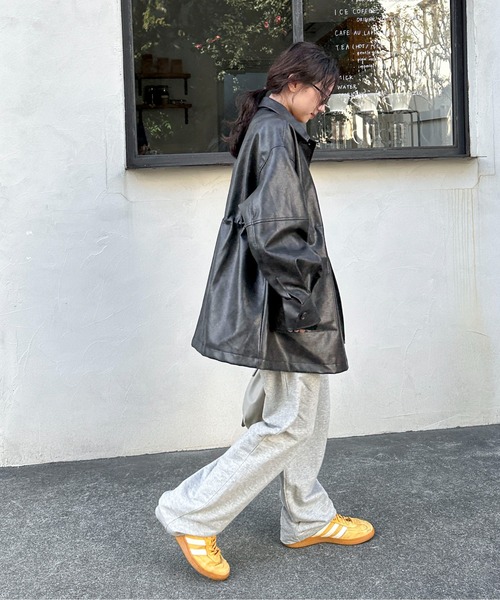 PILIT(ピリット)の「ミニ裏毛スウェットパンツ(スウェットパンツ・レディース・ピンク/アイボリー/ブルー/グレー/オートミール・MEDIUM)」の13枚目の写真