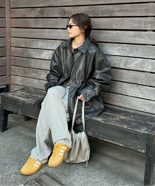 PILIT(ピリット)の「ミニ裏毛スウェットパンツ(スウェットパンツ・レディース・ピンク/アイボリー/ブルー/グレー/オートミール・MEDIUM)」の15枚目の写真