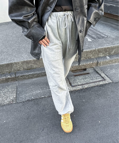 PILIT(ピリット)の「ミニ裏毛スウェットパンツ(スウェットパンツ・レディース・ピンク/アイボリー/ブルー/グレー/オートミール・MEDIUM)」の17枚目の写真