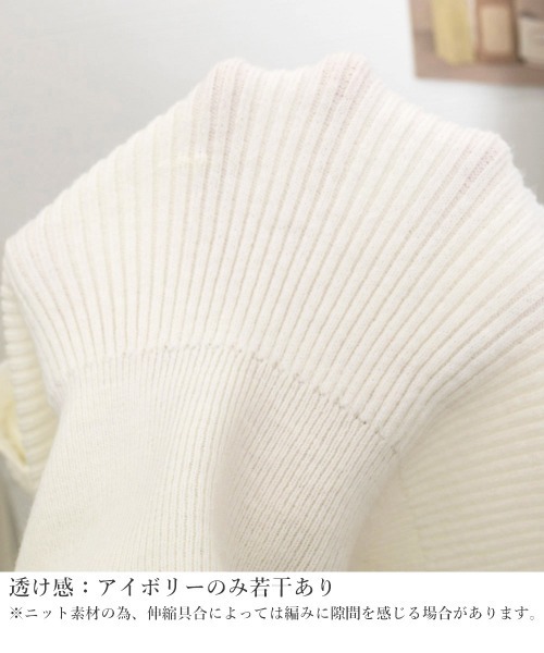Miniministore(ミニミニストア)の「ホルターネック ニットトップスショート丈(ニット/セーター・レディース・ブラック/グレー/アイボリー/モカ・FREE)」の16枚目の写真