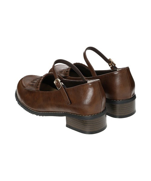 F i.n.t（フィント）の「ストラップローファー/fint　フィント（ローファー・レディース・ブラック/ブラウン・S/M/L）」の13枚目の写真