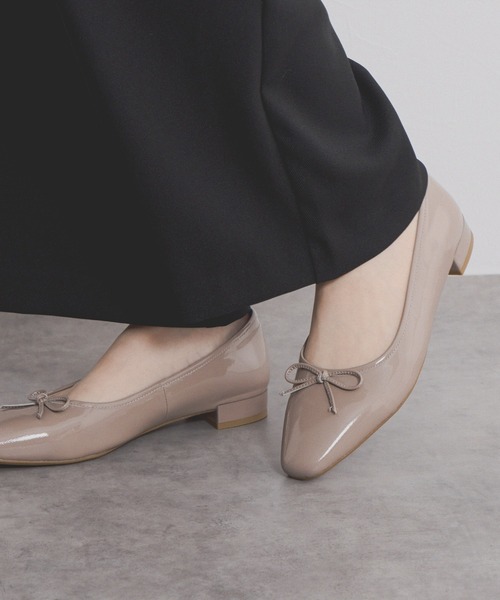 【HIMIKO】【WEB限定デザイン】スクエアトゥバレエシューズ/640008