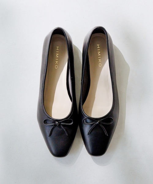 【HIMIKO】【WEB限定デザイン】スクエアトゥバレエシューズ/640008