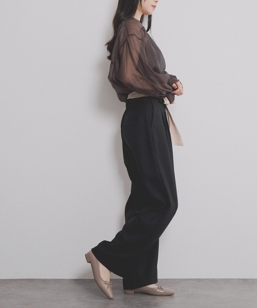 【HIMIKO】【WEB限定デザイン】スクエアトゥバレエシューズ/640008