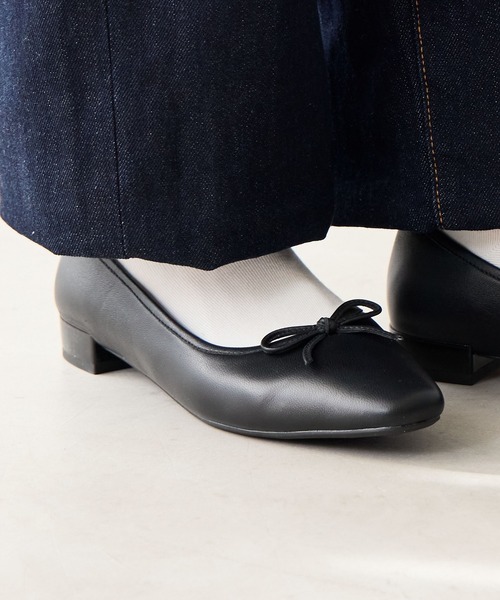 HIMIKO（ヒミコ）の「【HIMIKO】【WEB限定デザイン】スクエアトゥバレエシューズ/640008（バレエシューズ・レディース・ブラック/シルバー/ダークベージュ/ベージュ/ブラウン・22.5cm/23.5cm/24.5cm/25.5cm/26.5cm/23.0cm/24.0cm/25.0cm/26.0cm/21.5cm/22.0cm）」の21枚目の写真