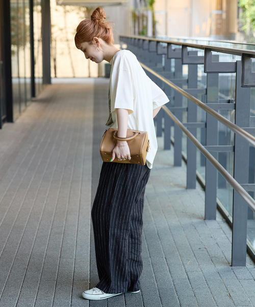 B.C STOCK(ベーセーストック)の「《追加2》手洗い可 / フレンチリネンストレートパンツ(その他パンツ・レディース・カーキ/ブラック/ピンク/グリーン/ダークブルー/ベージュ・MEDIUM/SMALL)」の22枚目の写真