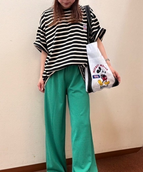 BIG BILL(ビッグビル)の「BIG BILL ボーダーTシャツ(Tシャツ/カットソー・メンズ・ブラック系1/ライトグレー系1/ネイビー系1・M/L/XL)」の11枚目の写真