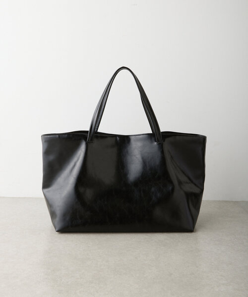 BEARDSLEY（ビアズリー）の「《NOTHING WRITTEN》ラージトートバッグ（トートバッグ・レディース・ブラック/ホワイト・FREE）」の3枚目の写真