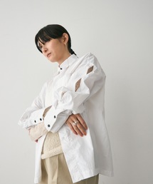 Side-hole nylon shirt / サイドホールナイロンシャツ