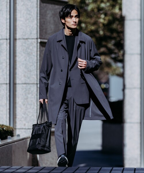 green label relaxing(グリーンレーベルリラクシング)の「A+ PERTEX UNLIMITED リラックス 1P スラックス -ストレッチ・防シワ・撥水-(スラックス・メンズ・ブラック/グレー・S/L/XL/M)」の15枚目の写真