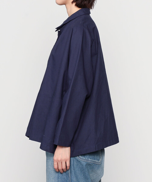 GALLEGO DESPORTES(ギャレゴデスポート)の「GALLEGO DESPORTES | コットン ショートジャケット WOMEN(テーラードジャケット・レディース・ネイビー・S)」の9枚目の写真