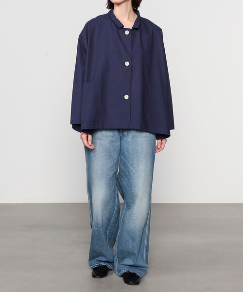 GALLEGO DESPORTES(ギャレゴデスポート)の「GALLEGO DESPORTES | コットン ショートジャケット WOMEN(テーラードジャケット・レディース・ネイビー・S)」の11枚目の写真