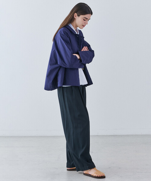 GALLEGO DESPORTES(ギャレゴデスポート)の「GALLEGO DESPORTES | コットン ショートジャケット WOMEN(テーラードジャケット・レディース・ネイビー・S)」の14枚目の写真