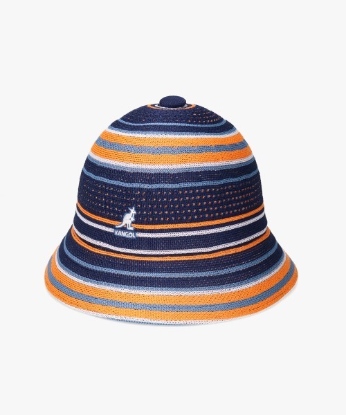 KANGOL(カンゴール)の「KANGOL CLUBHOUSE STRIPE CASUAL / カンゴール(ハット・レディース・ホワイト/ベージュ/ネイビー・MEDIUM/LARGE/X-LARGE)」の3枚目の写真