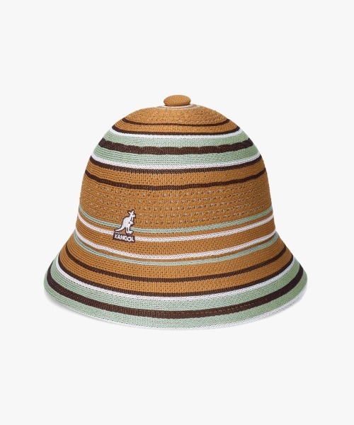 KANGOL(カンゴール)の「KANGOL CLUBHOUSE STRIPE CASUAL / カンゴール(ハット・レディース・ホワイト/ベージュ/ネイビー・MEDIUM/LARGE/X-LARGE)」の5枚目の写真