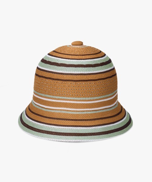 KANGOL(カンゴール)の「KANGOL CLUBHOUSE STRIPE CASUAL / カンゴール(ハット・レディース・ホワイト/ベージュ/ネイビー・MEDIUM/LARGE/X-LARGE)」の7枚目の写真
