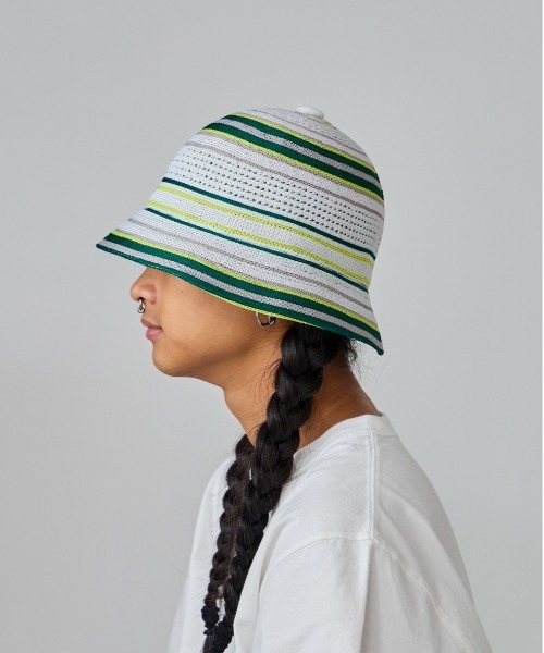 KANGOL(カンゴール)の「KANGOL CLUBHOUSE STRIPE CASUAL / カンゴール(ハット・レディース・ホワイト/ベージュ/ネイビー・MEDIUM/LARGE/X-LARGE)」の13枚目の写真