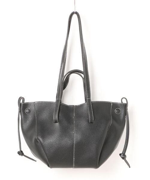 セール】ステッチデザイン フェイクレザー2WAYバッグ（トートバッグ