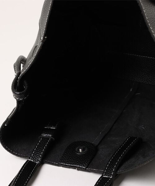 LOVALOT（ラバロット）の「ステッチデザイン フェイクレザー2WAYバッグ（トートバッグ・レディース・ブラック/ブラウン/ベージュ/キャメル・F）」の5枚目の写真