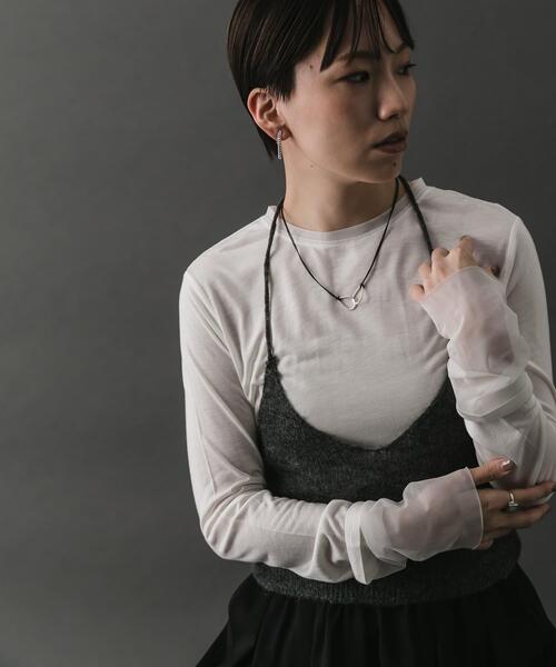 SMELLY（スメリー）の「SMELLY so’　twin drop cord necklace（ネックレス・レディース・シルバー・-）」の5枚目の写真