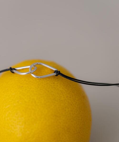 SMELLY（スメリー）の「SMELLY so’　twin drop cord necklace（ネックレス・レディース・シルバー・-）」の9枚目の写真