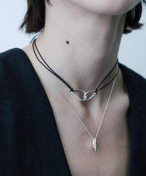 SMELLY（スメリー）の「SMELLY so’　twin drop cord necklace（ネックレス・レディース・シルバー・-）」の12枚目の写真