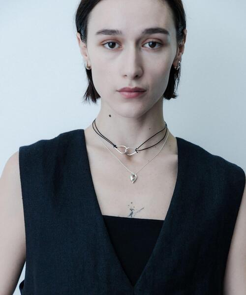 SMELLY（スメリー）の「SMELLY so’　twin drop cord necklace（ネックレス・レディース・シルバー・-）」の13枚目の写真