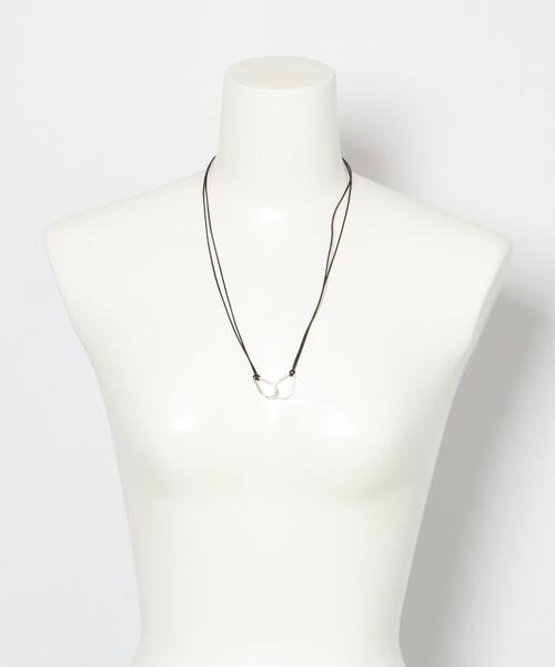 SMELLY（スメリー）の「SMELLY so’　twin drop cord necklace（ネックレス・レディース・シルバー・-）」の15枚目の写真