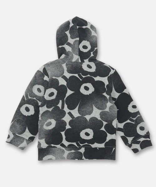 marimekko(マリメッコ)の「【Kids】 unikko / french terry sweatparka(パーカー・キッズ・ダークグレー・92/104/116/128)」の2枚目の写真