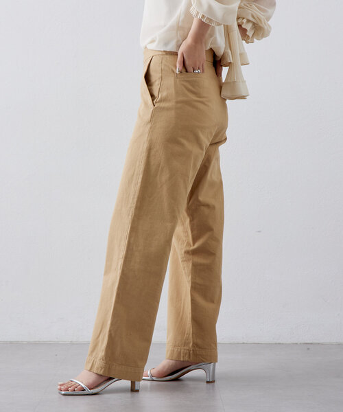 mystic（ミスティック）の「ai no de natsukawa チノパンツ（チノパンツ・レディース・ベージュ・SMALL/MEDIUM）」の4枚目の写真