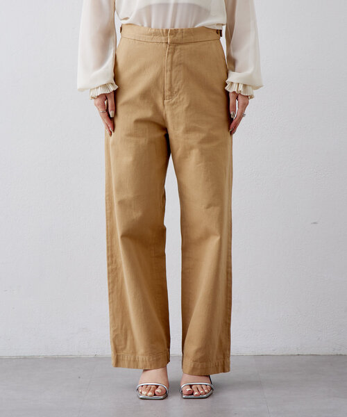 mystic（ミスティック）の「ai no de natsukawa チノパンツ（チノパンツ・レディース・ベージュ・SMALL/MEDIUM）」の8枚目の写真