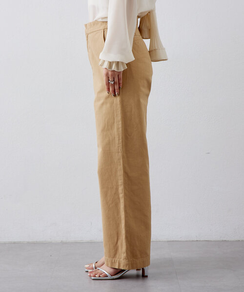 mystic（ミスティック）の「ai no de natsukawa チノパンツ（チノパンツ・レディース・ベージュ・SMALL/MEDIUM）」の9枚目の写真