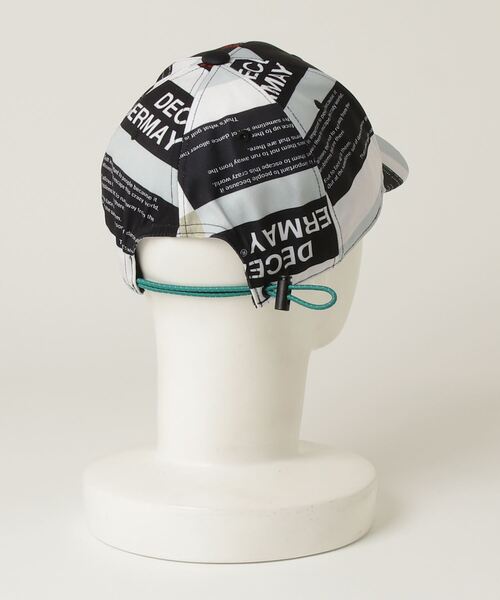 Tricolor print cap（キャップ）｜DECEMBERMAY（ディセンバー