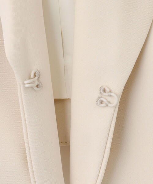 ANAYI（アナイ）の「マットダブルサテンボレロジャケット（カーディガン/ボレロ・レディース・ベージュ/ブラック・36/38/34）」の10枚目の写真