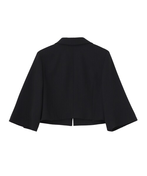 ANAYI（アナイ）の「マットダブルサテンボレロジャケット（カーディガン/ボレロ・レディース・ベージュ/ブラック・36/38/34）」の14枚目の写真