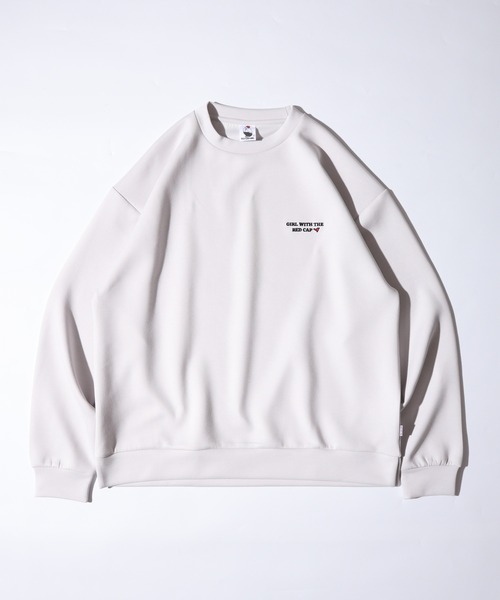 Red Cap Girl(レッドキャプガール)の「RED CAP GIRL ダンボールニット バックプリント クルーネック スウェット(スウェット・メンズ・ブラック/ブルー/グレー/ホワイト・M/L/LL)」の7枚目の写真