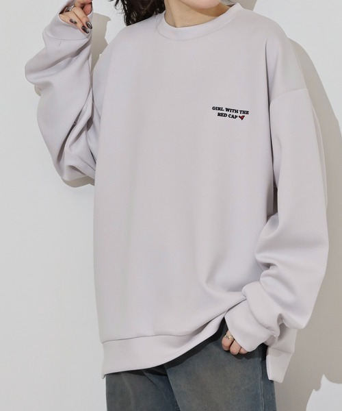 Red Cap Girl(レッドキャプガール)の「RED CAP GIRL ダンボールニット バックプリント クルーネック スウェット(スウェット・メンズ・ブラック/ブルー/グレー/ホワイト・M/L/LL)」の22枚目の写真