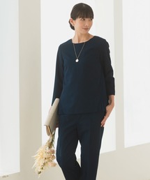 Rebloom（リブルーム Rebloom Reb loom）の「【洗える/セレモニースーツ/セットアップ】バックプリーツトップス・センタープレステーパードパンツ 2点セット（スーツセット）」