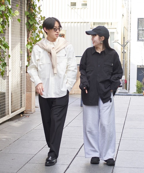 Franklin Climbing（フランクリンクライミング）の「【Franklin Climbing】ユニセックスマウンテンフィールドロングスリーブシャツ（シャツ/ブラウス・メンズ・ブラック/スカイブルー/ホワイト系その他・MEDIUM/X-LARGE/LARGE）」の18枚目の写真