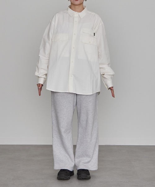 Franklin Climbing（フランクリンクライミング）の「【Franklin Climbing】ユニセックスマウンテンフィールドロングスリーブシャツ（シャツ/ブラウス・メンズ・ブラック/スカイブルー/ホワイト系その他・MEDIUM/X-LARGE/LARGE）」の7枚目の写真