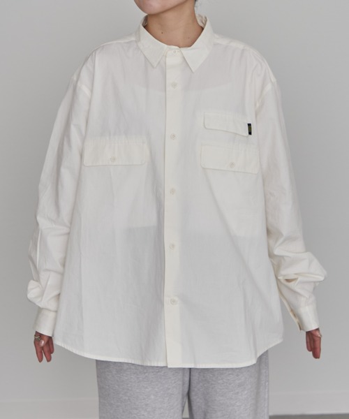 Franklin Climbing（フランクリンクライミング）の「【Franklin Climbing】ユニセックスマウンテンフィールドロングスリーブシャツ（シャツ/ブラウス・メンズ・ブラック/スカイブルー/ホワイト系その他・MEDIUM/X-LARGE/LARGE）」の10枚目の写真