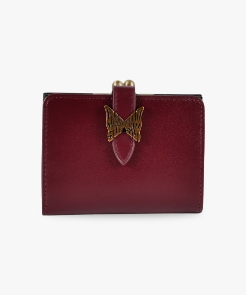 WEB限定アイテム】バタフライロゴ 口金二つ折り財布（財布）｜ANNA SUI