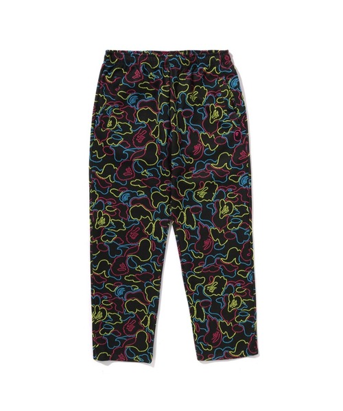 NEON CAMO RELAXED FIT TRACK PANTS