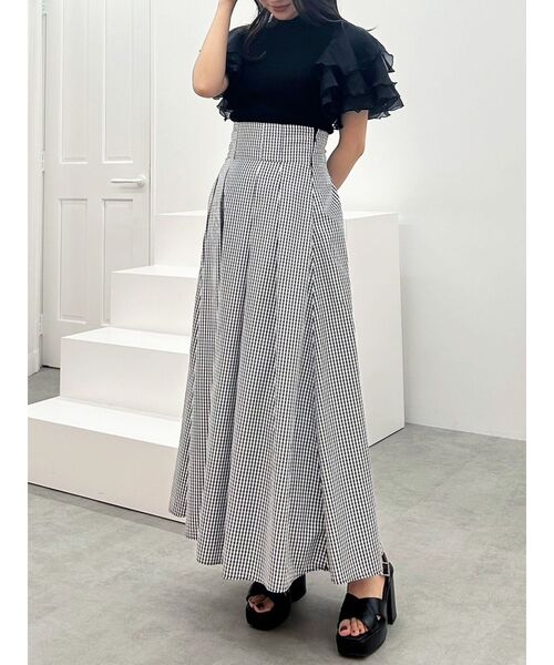 MERCURYDUO（マーキュリーデュオ）の「異素材ボリュームラッフル