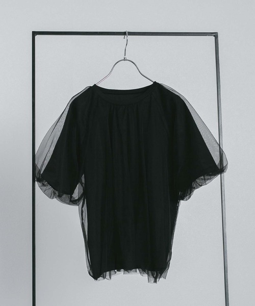 RAW FUDGE（ローファッジ）の「オーバーチュールバルーンスリーブプルオーバー（Tシャツ/カットソー・レディース・ブラック/ベージュ/オフホワイト・M）」の10枚目の写真