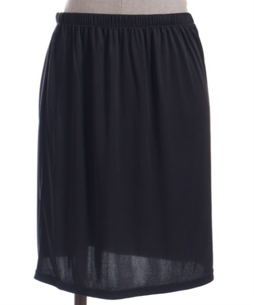 axes femme POETIQUE（アクシーズファムポエティック）の「ペチ付リボンラインロングスカート（スカート・レディース・ホワイト/ブラック/ブルーグレー・MEDIUM）」の17枚目の写真