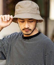 newhattan(j[nb^)NEWHATTAN j[nb^ Bucket Hat twill/cCoPbgnbg(nbg)