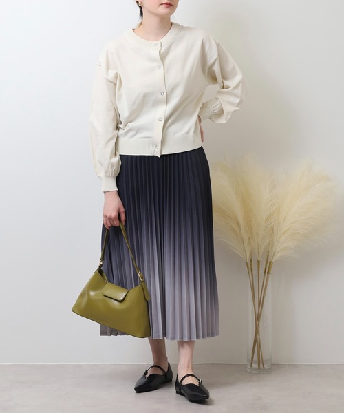 On グラデーション プリーツ スカート Size:S 全豪ver. グラデーションチュールプリーツスカート ボトムス ロング
